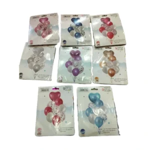 Kit de 9pc corazon